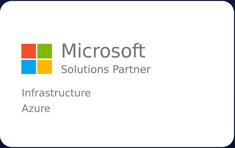 Microsoft Solutions Partner - Infrastructure